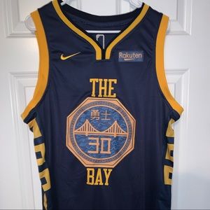 Steph curry the bay jersey